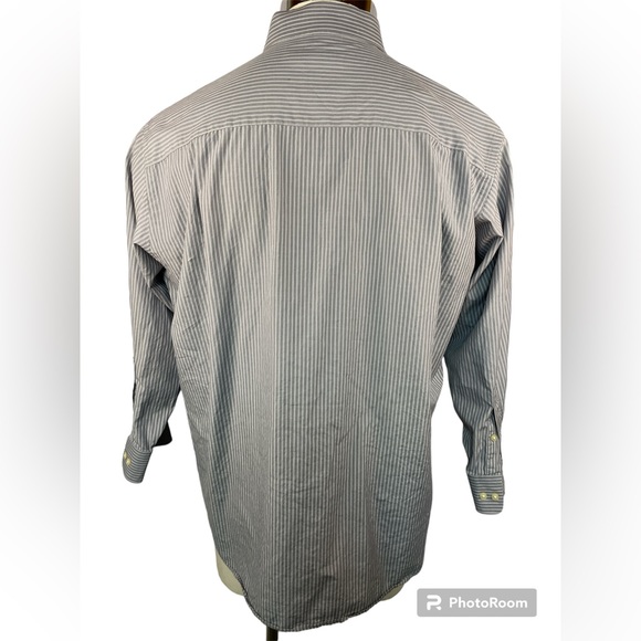 Calvin Klein Long Sleeve Button Up Shirt Men’s 17 / 32-33 - Picture 2 of 3